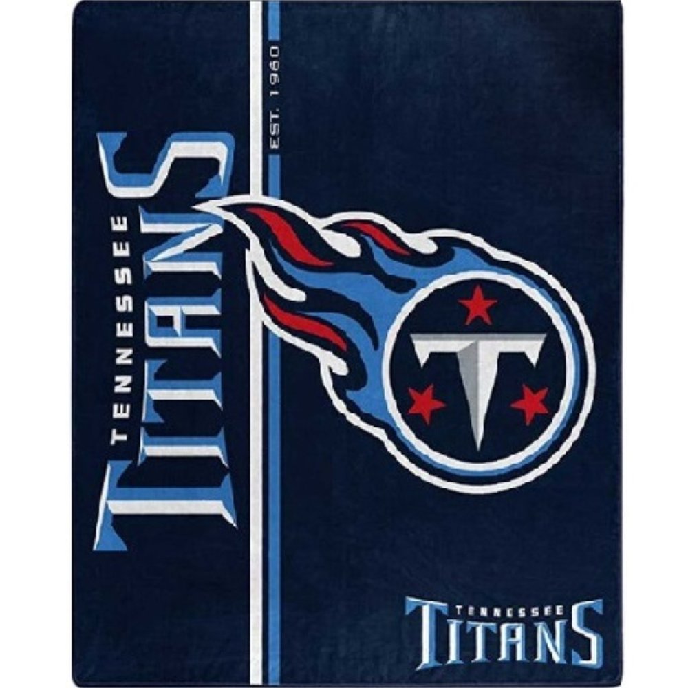 🏈🆕 TENNESSEE TITANS 50" in X 60" in THROW BLANKET - NFL